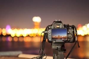 Credits http://www.shutterstock.com/pic-59881288/stock-photo-digital-camera-the-night-view-of-city.html